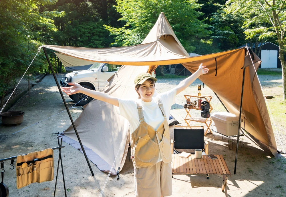 pyramid meditation tent