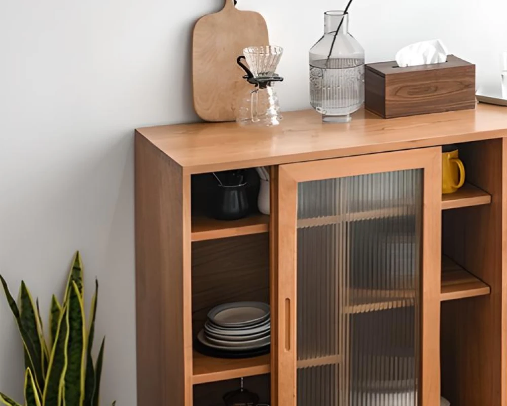 wood sideboard buffet cabinet